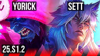 YORICK vs SETT (TOP) | 3/0/2 | KR Grandmaster | 25.S1.2