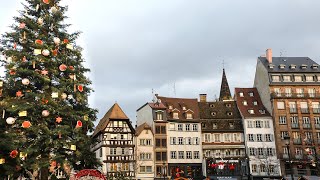 2018年12月クリスマスシーズンのフランスコルマール、ストラスブール観光　Beautiful Colmar and Strasbourg in Christmas Season, France