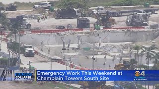 Emergency Works Taking Place This Weekend At Champlain Towers South Site