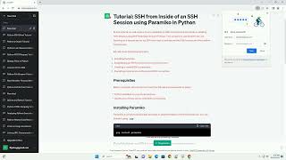 Python SSH paramiko issue ssh from inside of ssh session