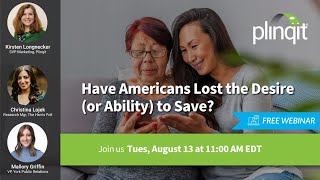 Have Americans Lost the Desire (or Ability) to Save?