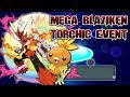 Pokémon X & Y - Mega Blaziken Torchic Event w/Blazikenite & Speed Boost