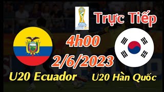 Soi kèo trực tiếp U20 Ecuador vs U20 Hàn Quốc - 4h00 Ngày 2/6/2023 - FIFA U20 World Cup 2023