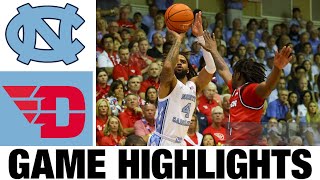 #12 North Carolina vs Dayton Highlights | NCAA Men's Basketball | 2024 College Basketball