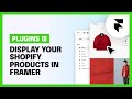 Display Your Shopify Products in Framer with Frameship (tutorial)