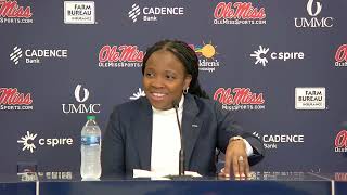 PRESSER: Yolett McPhee McCuin talks after Ole Miss falls to Oklahoma, 80-70.