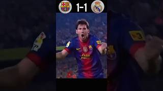 Barcelona vs Real Madrid LaLiga 12/13 #football #messi vs #ronaldo 🔥 #youtube #shorts