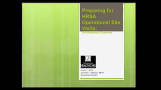 Webinar: Preparing for HRSA Operational Site Visits