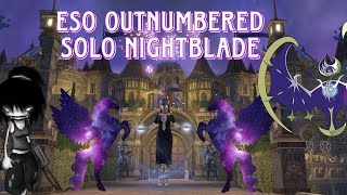 ESO SOLO OUTNUMBERED NIGHTBLADE PVP - GOD CURSED