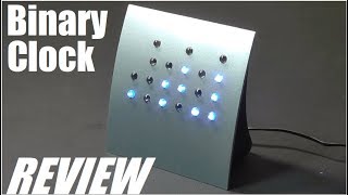 REVIEW: "Powers of 2" Binary Clock - Unique LED Desk Clock!