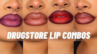 4 DRUGSTORE LIPSTICK COMBOS YOU NEED TO TRY