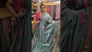 MANGALAGIRI PATTU | HAND EMBROIDERY | CONTRAST SPL BLOUSE | KIRANMAI SAREES | HANSITHA CREATIONS