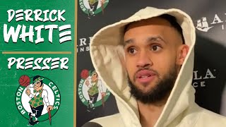 Derrick White Postgame Interview | Celtics vs Knicks