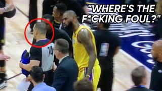 LEAKED  Of LeBron James Chasing The Refs: “Why Didn’t You Call That Sh*t?”👀