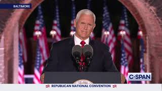 Vice President Mike Pence full remarks at the 2020 Republican National Convention