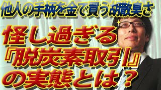 怪し過ぎる「脱炭素取引」の実態。他人の手柄を金で買う胡散臭さよ...｜竹田恒泰チャンネル2