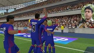 Football League India vs Pakistan Android Gameplay || efootball 24 Mobile || Football Game 2024