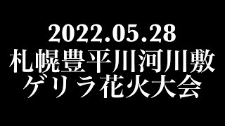 【ゲリラ花火】2022.05.28 札幌豊平川河川敷ゲリラ花火大会