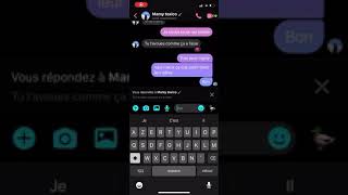 Comment répondre à un message sur Messenger.