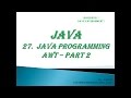 JAVA PROGRAMMING AWT – PART 2