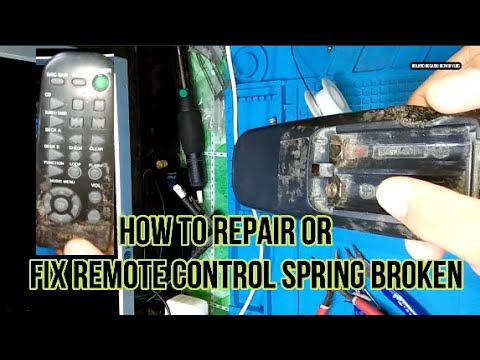 REPAIR REMOTE CONTROLLER SPRING BROKEN 1 - YouTube