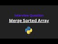 Merge Sorted Array - Leetcode 88 - Python
