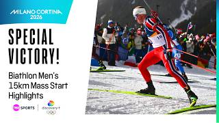 WHAT A MOMENT! 👏| Biathlon Mens 15km Mass Start Highlights | Winter Olympics 2026