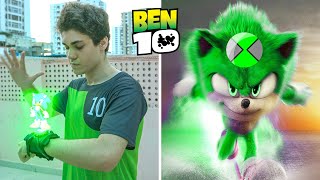 Ben 10 Transforms into Sonic The Hedgehog  From Sonic Movie | Short Film