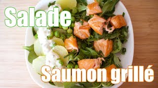 Salade au saumon grillé 🥗