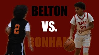 THIS DUDE FROM TEMPLE HAS HANDLES🔥🔥 | Belton Middle Vs. Bonham Middle 7th Grade | Class Of 2030