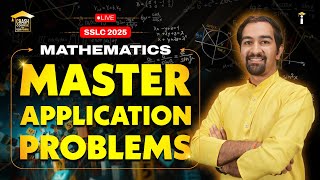 SSLC 2025 Maths 🔥 Master application problems! 🚀