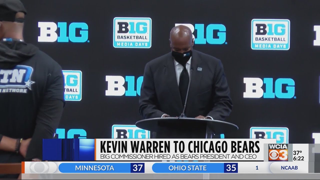 B1G Commissioner Kevin Warren Named Chicago Bears President And CEO ...