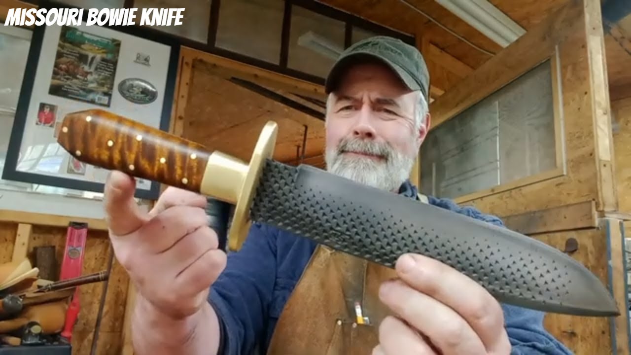 Bowie Knife, Classic Coffin Handle | #bladesmith #knifemaking # ...