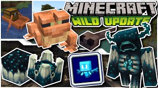 MINECRAFT LIVE - Wild Update !! - ALLAY ! - Frogs 🐸 Mangrove Swamps🌴 Warden + Deep Dark ➡️