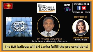 Episode 48: The IMF bailout: Will Sri Lanka fulfill the pre-conditions | 02.09.2022