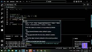 (MM) Understanding dictionary.keys() Method in Python