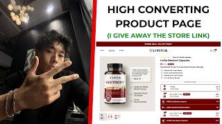 follow this template to make a high converting product page (literally just copy this)
