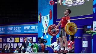 Yusuf Gocmenoglu (62) - 113kg Snatch @ 2017 Youth Worlds