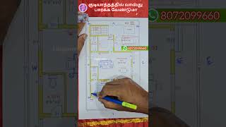 East face house plan, கிழக்கு பார்த்த அருமையான வாஸ்து வரைபடம் #lingamvasthu #houseplan