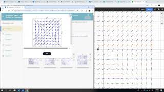 Graphing the slope field using Desmos HW 1 Section 5.2