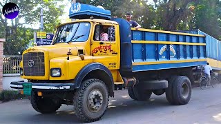 BANGLA TRUCKS 393 | Tata 1613 SE open truck of Wasim Transport Dhaka | Truck Spotting | Truck Sound