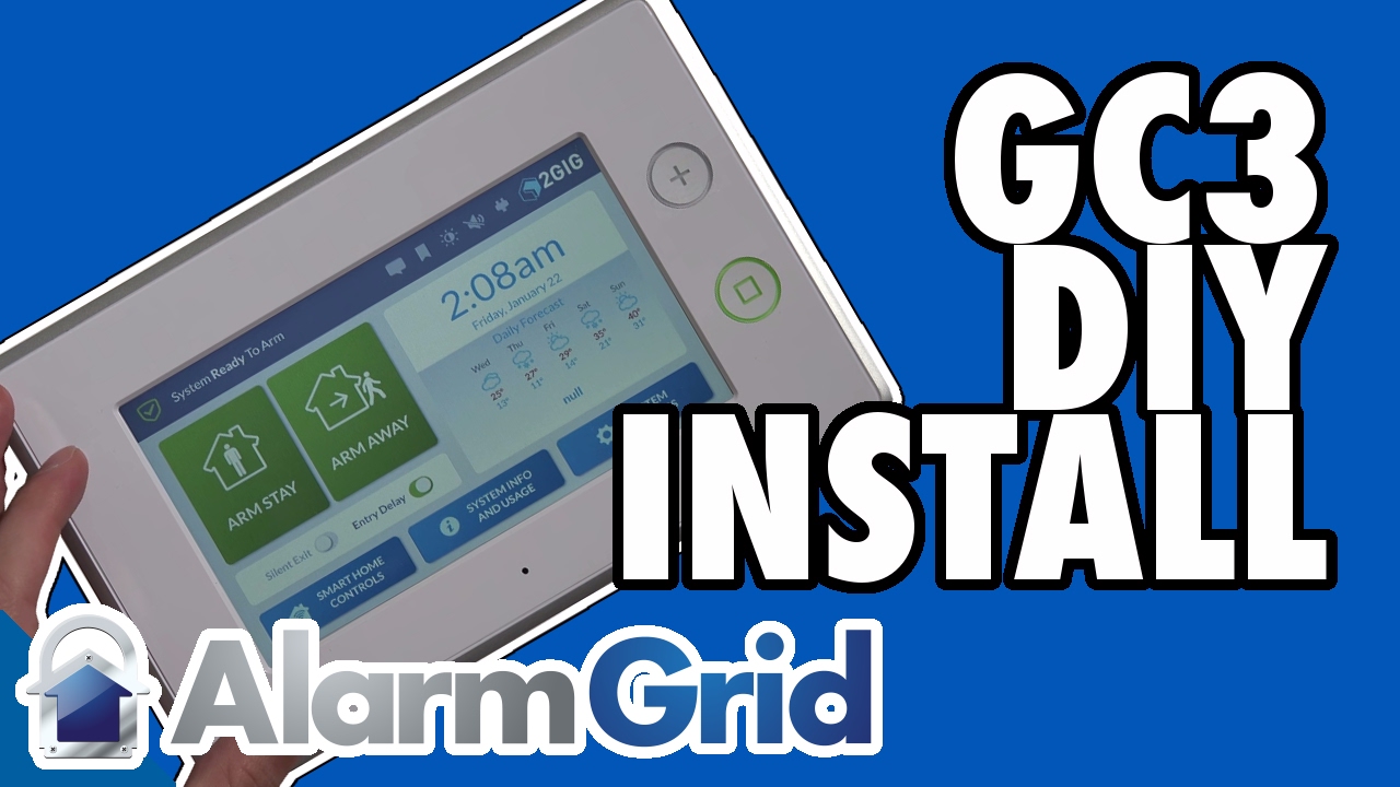 2gig Gc3 Diy Installation Youtube