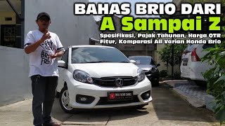 Honda Brio Satya E 1.2L tahun 2016 - Pajak Tahunan, Spesifikasi dan Harga OTR Honda Brio