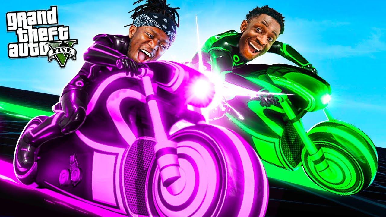 SIDEMEN ELIMINATION TRON RACE ON GTA 5