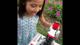 SCIENCE MICROSCOPE FOR KIDS(Unboxing & Testing 😍)