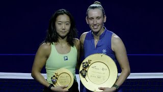 Elise Mertens vs Ann Li Trophy Ceremony | Singapore 2025 Final