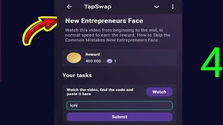 New Entrepreneurs Face | Tapswap Code | How to Skip the Common Mistakes New Entrepreneurs Face