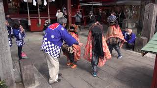 2020, in Japan　細谷冠稲荷獅子舞（群馬県太田市）　Japanese lion dance