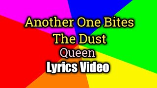 Another One Bites The Dust (Lyrics Video) - Queen (Freddie Mercury)