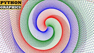 Geometric 3D Optical Illusion Pattern || Python Turtle Graphics 03 || ~xRay Pixy